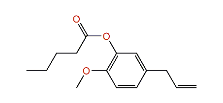 3-Allyl-6-methoxyphenyl pentanoate